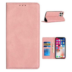 Samsung Galaxy A16 5G Custodia a Portafoglio in Pelle Vegana Premium con Chiusura Magnetica Oro Rosa - Product Image 1