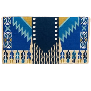 Couverture de selle occidentale en laine durable et confortable pour chevaux pour Rodeo Trail Ranch et utilisation compétitive - Product Image 1