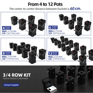 Sunplus DIY 5 galloni ad alta pressione aeroponica impianto <span class=keywords><strong>Cloner</strong></span> Kit secchio con 8 sito aeroponico benna sistema all'ingrosso - Product Image 4