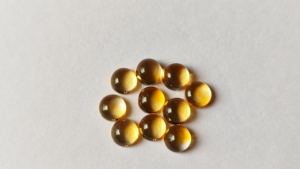 Alto grado 12mm redondo parte posterior plana Natural citrino amarillo cuarzo cabujón suelto citrino corte piedras al por mayor - Product Image 2