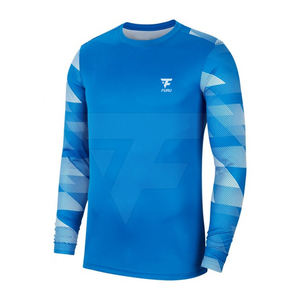 Maillot de Gardien de But de Meilleure Qualité 100% Polyester Personnalisable pour Football Respirant et Confortable Col en V Manches Longues Unisexe pour Gardiens de But - Product Image 6