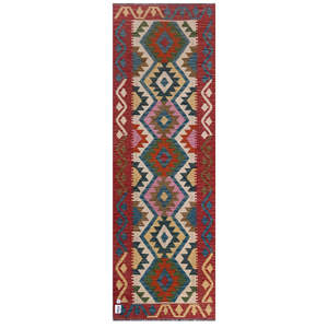 Alfombra Kilim de Maimana, Afganistán, 239 x 79 cm, Alfombras y Conjuntos Tradicionales Afganos - Product Image 1
