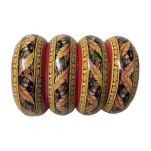 <b>Wooden</b> <b>Bangle</b> With Mosaic of Different Woods Handmade Crafts <b>Wooden</b> Jewelry for Woman and Girls - Product Image 3