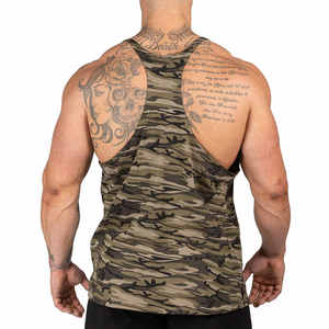 Nuevo estilo único Oversize Fitness Wear Men Gym Plus Size Vest For Sale Tarifa al por mayor Custom Made Plus Size Men Tank Tops - Product Image 2