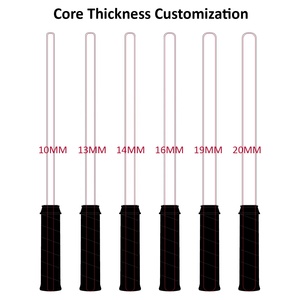 Chất Lượng Cao 10Mm 12Mm 13Mm 14Mm 16Mm 19Mm 20Mm Dày Độ Dày Lõi Nguyên Liệu Sợi Carbon Pickleball Mái Chèo - Product Image 4