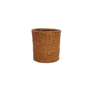 Ensemble de 2 paniers de rangement ronds en rotin tressé, écologiques, modernes et multi-usages - Product Image 1