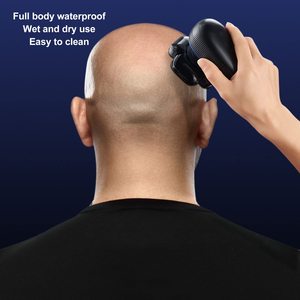 Rasoir électrique rechargeable USB à 9 têtes flottantes pour hommes, mini tondeuse nez et oreilles, tête flottante 3D pour le visage - Product Image 6