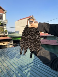 Sample Order Burmese Curly Hair Bundles Raw Vietnamese One Single Donor Unprocessed Cuticle Aligned Burmese Curly Hair Bundles - Product Image 4