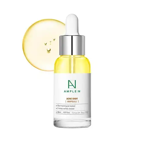 Acne Shot Ampoule Acne Solution Korean skin care product K-beauty organic remove blemishes pimple care