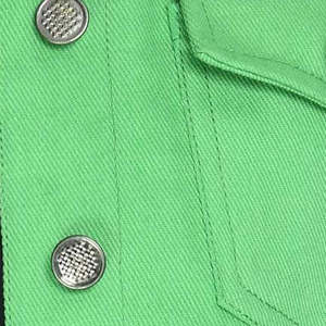 Chaquetas Vaqueras de Invierno para Mujer al por Mayor - Ecológicas, de Secado Rápido, Personalizadas OEM, con Detalle de Botones, Acabado Lavado, Transpirables, de Algodón, con Logotipo Personalizado - Product Image 5