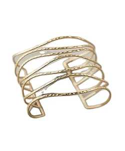 Brazalete de latón de moda con diseño exclusivo con acabado pulido moda y estilo brazalete diseños de piedra pulsera elegante - Product Image 5