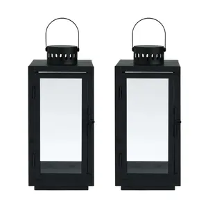 Farol de Vela Escandinavo Moderno y Minimalista, Decoración Artesanal de Hierro para el Hogar con Detalles Intrincados, Lujo Premium - Product Image 2