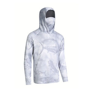 Alta calidad Upf 50 + Ropa deportiva Sudaderas con capucha de pesca al aire libre de manga larga con protección solar de malla Camisa transpirable para adultos - Product Image 6