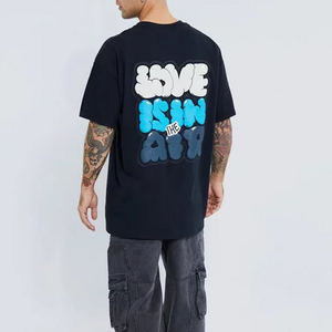 Summer Wear New Fashion Men Puff Print T Shirt/Produit très demandé Nouvelle arrivée Men Puff Print T Shirt - Product Image 4