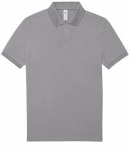 T-shirt à col polo en coton et en lin pour homme, imprimé à manches courtes, lavable et avec motif vierge. - Product Image 5