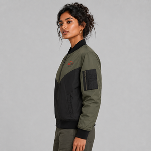 Chaqueta Bomber Acolchada Transpirable para Mujer, Diseño Personalizado OEM, Alta Calidad, Impermeable, Tallas Grandes, Nuevo Diseño, Corta, para Gimnasio - Product Image 5