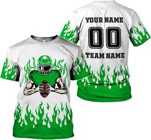 Camiseta de fútbol americano clásica personalizada de alta calidad, fabricantes de camisetas de fútbol callejero con sublimación transpirable, camiseta de equipo - Product Image 5