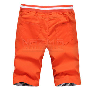 Pantalones cortos de entrenamiento para hombre más vendidos 100% algodón estilo de calle patrón sólido uso informal gran oferta - Product Image 2