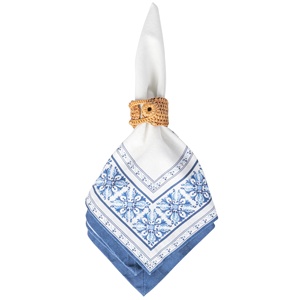 Hot Selling Set Natural Handwoven <b>Rattan</b> Eco-Friendly Napkin Rings Luxury Boho <b>Dining</b> <b>Table</b> Decoration Custom Design Handmade - Product Image 2