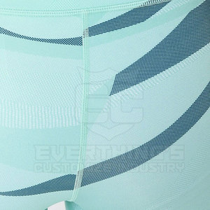 Venta directa de fábrica, mallas deportivas transpirables de cintura media para mujer, mallas deportivas con estampado de sublimación de estilo informal - Product Image 6