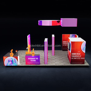 Stand <span class=keywords><strong>de</strong></span> Exhibición Modular con Caja <span class=keywords><strong>de</strong></span> Luz para <span class=keywords><strong>Ferias</strong></span> Comerciales <span class=keywords><strong>de</strong></span> 20x30 pies, Diseño <span class=keywords><strong>de</strong></span> Stand para Exposiciones, Stand para <span class=keywords><strong>Ferias</strong></span> <span class=keywords><strong>Internacionales</strong></span> <span class=keywords><strong>de</strong></span> Tecnología <span class=keywords><strong>de</strong></span> Manufactura - Product Image 5