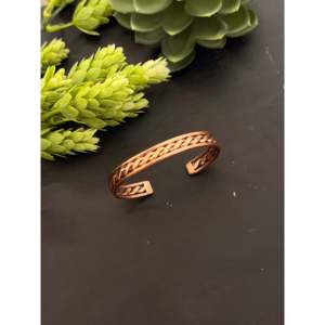Navajo Handmade Fashion <b>Copper</b> Cuff <b>Bracelet</b> - Product Image 3
