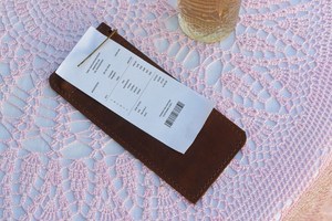 โฟลเดอร์ผู้นำเสนอเช็คหนังวินเทจสุดหรูพร้อมการสร้างแบรนด์และ LBH-0078ปิดแม่เหล็กที่ปลอดภัย - Product Image 3