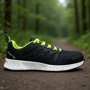 Fusion Flexweave S1P SRC ESD <b>Work</b> Safety <b>Shoe</b> Size 44 W.11 Black/Lime Green - Product Image 3