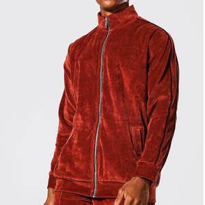 Custom Printed Digital Print Logo <b>Men's</b> Solid Casual Track Suits Breathable Loose Cotton Ribbed Lightweight Winter - Product Image 3