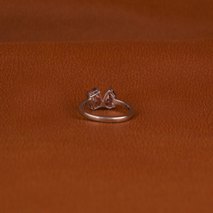 Anillo de Diamantes de Lujo con Dos Piedras en Corte Pera Radiante, Diamante Cultivado en Laboratorio Personalizado, Oro Sólido de 14k, Joyería Fina, Regalo para Mujer, Nuevo Estilo - Product Image 5