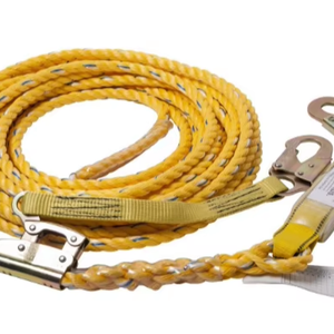 Cuerda de Seguridad Anticaídas de Acero Inoxidable con Hebilla de Conexión Rápida, Capacidad de 100 kg, Longitud Ajustable y 4 Anillos en D para Anclaje Fijo - Product Image 2