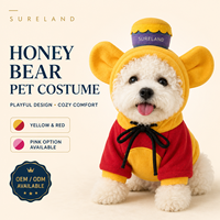 Pull pour chien en coton style dessin animé, transformable en forme de chat Winnie, pour petits et moyens chiens, collection Printemps/Automne, idéal pour Halloween