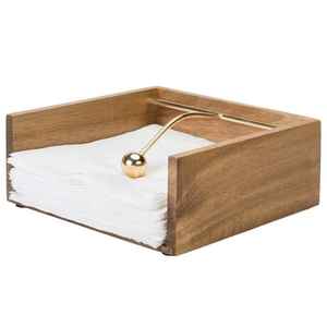 Porte-serviettes de forme unique porte-serviettes de cuisine accessoire de salle à manger élégant porte-serviettes plaqué or - Product Image 5