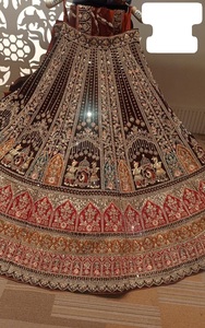 Georgette lehenga choli ผ้าทอแน่นทันสมัยสำหรับผู้หญิงสำหรับงานเลี้ยงงานแต่งงานงานเลี้ยงแบบดั้งเดิม - Product Image 2