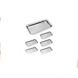 Plateau d'instruments chirurgicaux en acier inoxydable manuel de haute qualité, vente chaude, plateau médical réutilisable pour l'hôpital et la clinique - Product Image 5