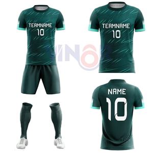 2025 camisetas de fútbol personalizadas, conjunto de uniforme de entrenamiento con impresión por sublimación completa, logotipo del Club, nombre del equipo, uniforme de fútbol - Product Image 6