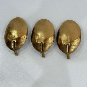 Juego de 3 Tazones de Frutos Secos de Aluminio Hechos a Mano con Diseño Moderno y Ligero para Uso en Hoteles y Restaurantes - Product Image 2