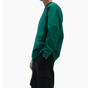 Sweat-shirt pour homme de haute qualité, vente en gros, coupe ample, streetwear, polaire d'hiver, pull lourd, décontracté, manches longues, vêtements - Product Image 3