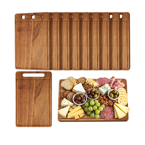 Planches à découper en bois d'acacia de haute qualité pour la cuisine, plateau de service pour pizza, pain, charcuterie, fabriquées au Vietnam - Product Image 3
