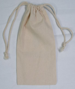 Sacs de rangement en coton biologique écologiques et recyclables avec cordon de serrage, logo imprimé personnalisé, pochettes réutilisables pour cadeaux et artisanat - Product Image 2