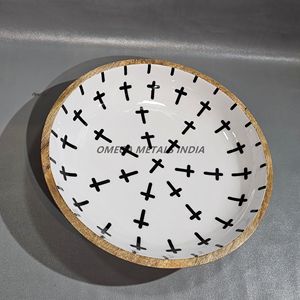 ชามไม้เคลือบเงาขายดีสำหรับตกแต่งบ้านและเสิร์ฟอาหาร  ผู้ส่งออกชามไม้มะม่วงขายส่งยอดนิยม - Product Image 1