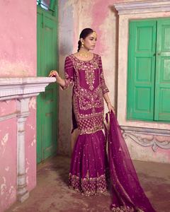 Ropa De Fiesta Look Beautiful Top And Bottom Con Dupatta - Product Image 1