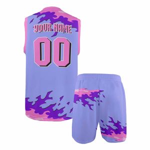 Maillots de basket-ball personnalisés pour équipe, respirants, avec impression par transfert thermique, logo, OEM, ensembles uniformes grande taille, antibactériens, séchage rapide - Product Image 3