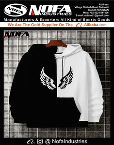 2025 Nueva Sudadera con capucha de lana de gimnasio de invierno para hombres bordados múltiples paneles de colores puños acanalados y dobladillo - Product Image 4