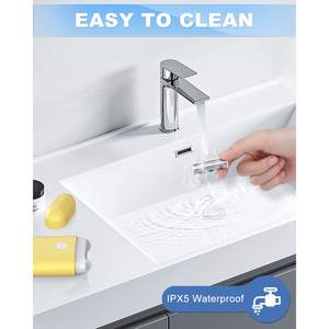 Depiladora Eléctrica Impermeable para Mujer, Inalámbrica, para Uso en Seco y Húmedo, con Cuchilla Única para Depilación de Brazos y Piernas, con Clasificación IPX7 - Product Image 3