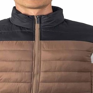Manteau chaud en duvet pour hommes, vêtements d'extérieur d'hiver avec logo personnalisé, veste à bulles d'air pour hommes, par robe de sport, vente en gros - Product Image 2