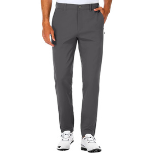 Pantalones de golf elásticos ajustados para hombre personalizados con logotipo OEM para eventos, equipo y ropa de marca de moda - Product Image 1