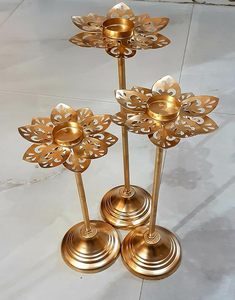 Best Selling Home Decor Luxury <b>Candle</b> Making <b>Candle</b> Holder Metal in Brass <b>Large</b> Dinnerware <b>Candle</b> Vessel - Product Image 2