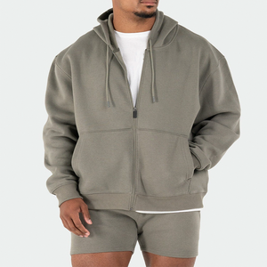 เสื้อฮู้ดผู้ชายพิมพ์ลายโลโก้ดิจิทัลสไตล์วินเทจ - Product Image 2