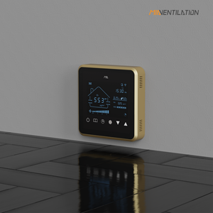 Ventilateur <span class=keywords><strong>de</strong></span> ventilation intelligent pour maison connectée <span class=keywords><strong>à</strong></span> trois vitesses 0-10V, contrôleur LCD, VOC, CO2, température, humidité, panneau <span class=keywords><strong>de</strong></span> commande WiFi, flexible, carré - Product Image 5